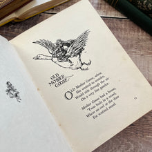 Load image into Gallery viewer, 1932 Mother Goose Collection of Illustrated Nursery Rhymes Antique Book
