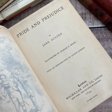 Load image into Gallery viewer, 1899 Pride and Prejudice by Jane Austen in AA Turbayne Art Nouveau Binding WORN
