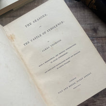 Load image into Gallery viewer, 1841 The Seasons and The Castle of Indolence by James Thomson Full Leather Book
