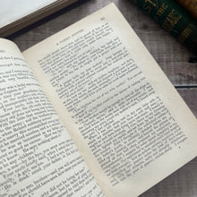 Load image into Gallery viewer, 1874 The Caxtons by Lord Lytton Half Calf Leather Book with Marbled Edges
