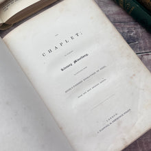 Load image into Gallery viewer, The Chaplet An Elegant Literary Miscellany; Victorian Full Leather Illustrated Book
