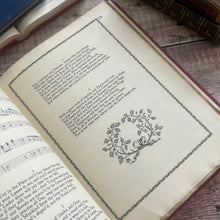 Load image into Gallery viewer, 1925 Songs of the Garden Edited by Peter Warlock; Limited Edition in Half Calf
