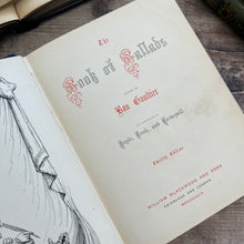 Load image into Gallery viewer, 1874 The Book of Ballads; Twelfth Edition Illustrated Book
