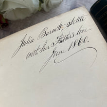 Load image into Gallery viewer, 1853 The Book of Gems Modern Poets and Artists Poetry Full Leather Book
