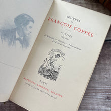 Load image into Gallery viewer, Poesies 1864-1869 by Francois Coppee; Stunning Quarter Morocco Floral Binding
