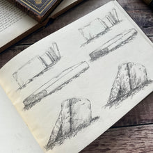 Load image into Gallery viewer, Early Victorian Sketchbook 19th Century Architectural Pencil Sketches
