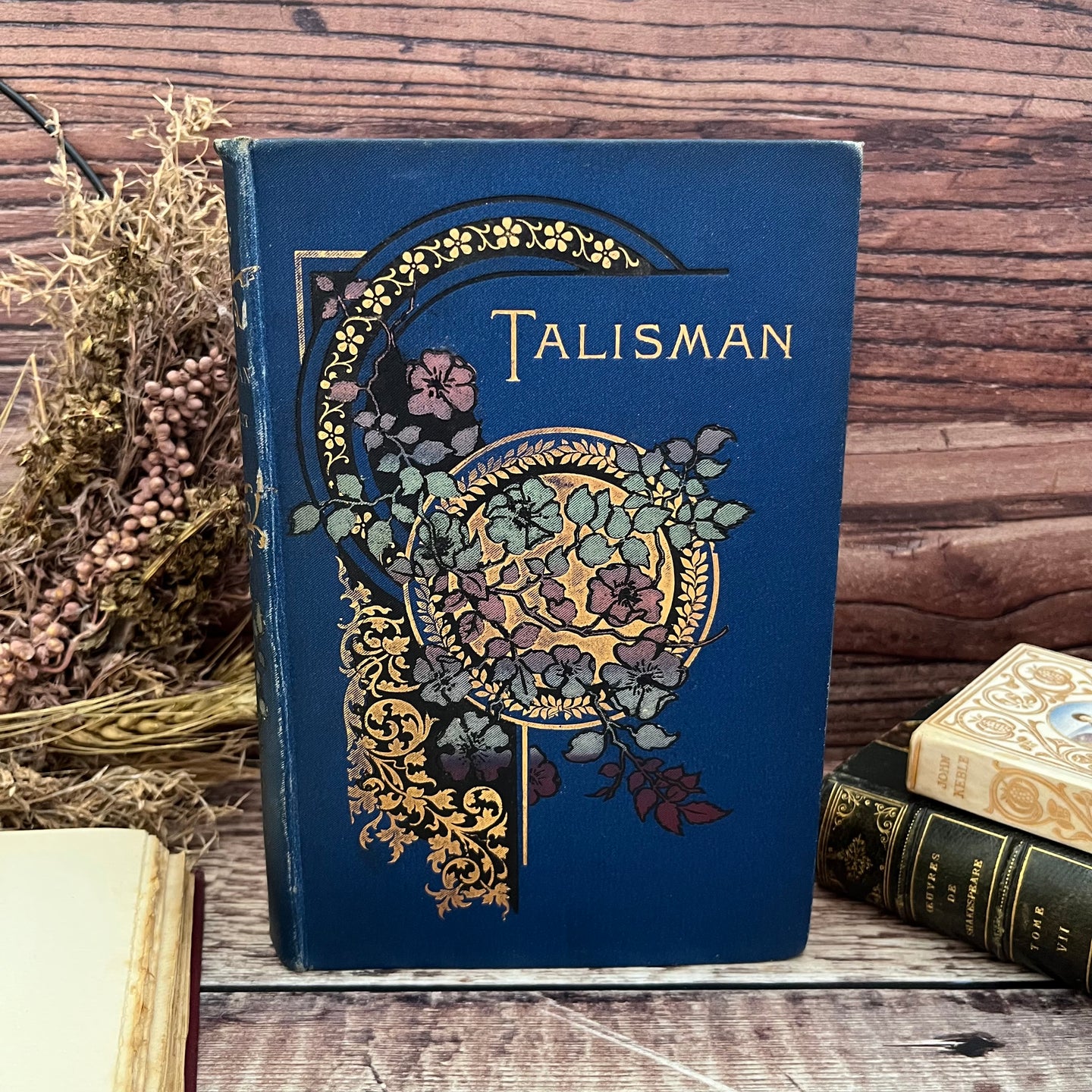 The Talisman by Walter Scott A Tale of the Crusaders Floral Binding Antique Book