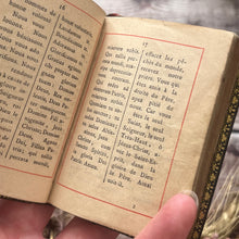 Load image into Gallery viewer, Petit Paroissien Bijou; Full Leather French Catholic Miniature Prayer Book
