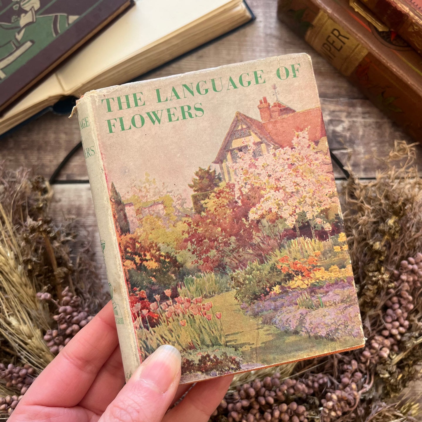 The Language of Flowers A Journal and Record of Birthdays Book with DJ