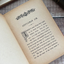 Load image into Gallery viewer, Gentleman Jim by Mrs E Prentiss; Edwardian Antique Book with Floral Binding
