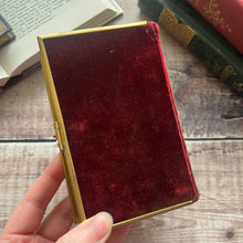 Load image into Gallery viewer, 1854 The Book of Common Prayer Velvet Binding and Brass Clasp
