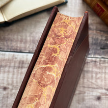 Load image into Gallery viewer, The Old Wives&#39; Tale by Arnold Bennett Half Calf Leather Antique Book Marbled

