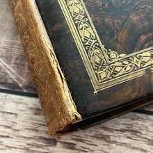 Load image into Gallery viewer, 1866 Antique Poetry Book: Faux Tortoiseshell &amp; Gilt Victorian Binding (Et)
