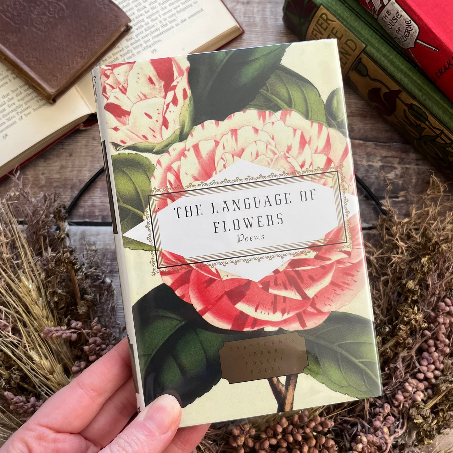 2017 The Language of Flowers Poems Book with Dust Jacket Everyman Library
