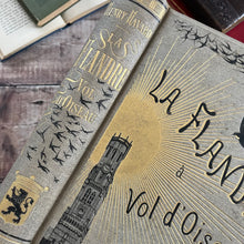 Load image into Gallery viewer, 1883 First Edition La Flandre a Vol D'Oiseau; Flanders as the Crow Flies; Illustrated
