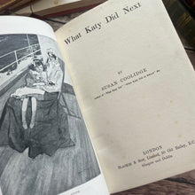 Load image into Gallery viewer, What Katy Did Next by Susan Coolidge Floral Edwardian Book by Blackie and Son
