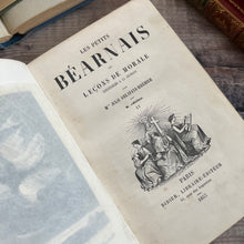 Load image into Gallery viewer, 1853 Two Stunning Antiquarian French Books; Les Petits Bearnais; Illustrated 19th Century
