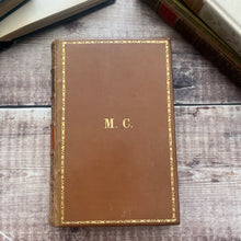 Load image into Gallery viewer, Essays and Leaves from A Note-Book by George Eliot; Beautiful Full Leather Binding
