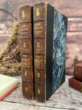 Load image into Gallery viewer, 1898 Sense and Sensibility by Jane Austen; Half Leather Binding with Colour Plates
