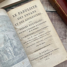 Load image into Gallery viewer, 1812 Full Leather French Book of Fables for Children Fine Binding
