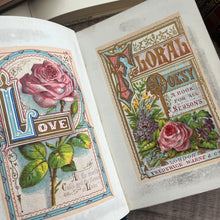 Load image into Gallery viewer, Floral Poesy A Book for All Seasons Language of Flowers Victorian Book Rare
