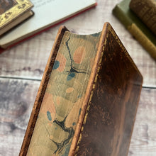 Load image into Gallery viewer, 1916 The Poetical Works of Sir Walter Scott Full Tree Calf Leather Book Marbled

