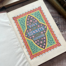 Load image into Gallery viewer, 1863 Odes and Sonnets Illustrated by Birket Foster Beautiful Victorian Book
