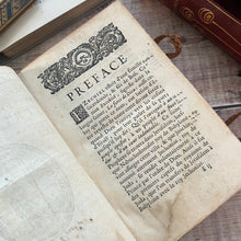 Load image into Gallery viewer, 1698 Ezechiel French Antiquarian Volume Full Leather Binding with Gauffered Edges

