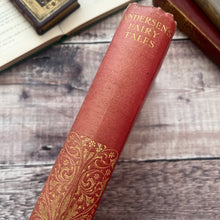 Load image into Gallery viewer, Hans Christian Andersen's Fairy Tales Antique Book with Floral Gilt Spine

