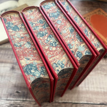 Load image into Gallery viewer, Familiar Wild Flowers Seven Volumes Bound as Four; Quarter Leather Illustrated Set
