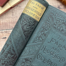 Load image into Gallery viewer, 1885 The Farm and Household Cyclopaedia; Illustrated Victorian Reference Book
