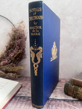 Load image into Gallery viewer, 1923 Songs of Childhood by Walter de la Mare; Fairy Stories Illustrated Book

