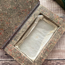 Load image into Gallery viewer, Secret Book Safe made from an Early 19th Century Full Leather Book; Rebacked
