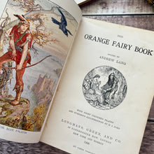 Load image into Gallery viewer, 1906 First Edition The Orange Fairy Book by Andrew Lang Antique Illustrated Book
