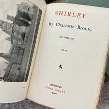 Load image into Gallery viewer, Shirley by Charlotte Bronte 1905 Edwardian Two Volume Edition Illustrated
