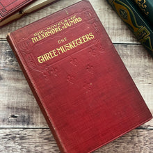 Load image into Gallery viewer, The Three Musketeers by Alexander Dumas; Antique Illustrated Book
