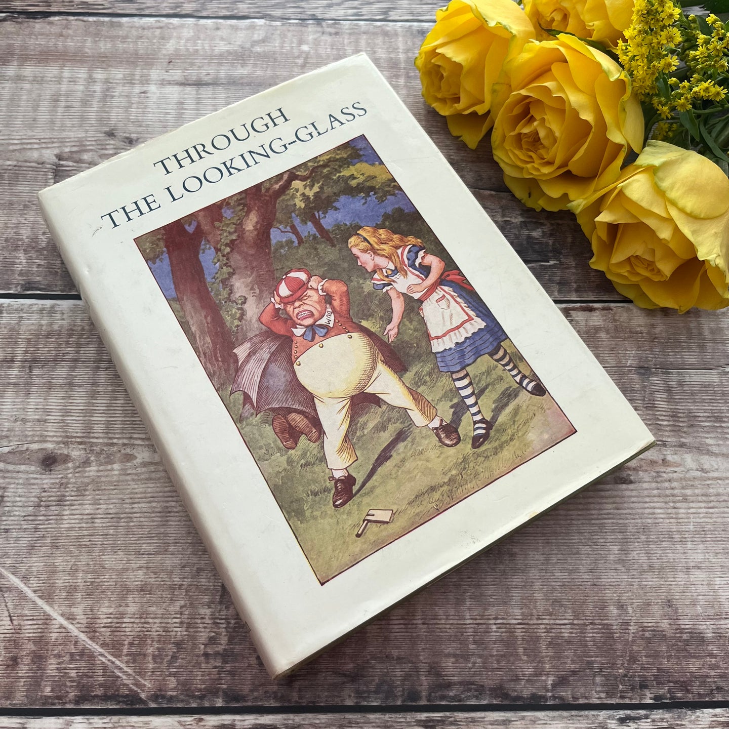 Through the Looking Glass by Lewis Carroll 1978 Illustrated Hardback Book