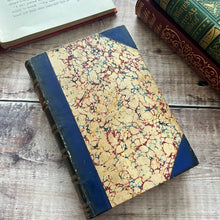 Load image into Gallery viewer, 1874 The Life of Charlotte Bronte by Mrs Elizabeth Gaskell Half Leather Victorian Book
