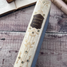 Load image into Gallery viewer, The Poetical Works of Henry Wadsworth Longfellow; Quarter Vellum Binding with Art Nouveau Detail
