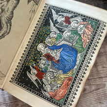 Load image into Gallery viewer, Full Leather Langage Des Fleurs; Transformed into a Scrap Book of Religious Images
