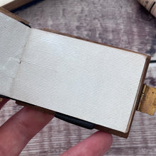 Load image into Gallery viewer, Miniature Notebook with Mauchline Ware Boards featuring a Scene of Auchinblae, Scotland
