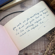 Load image into Gallery viewer, 1920's Friendship Album Filled with Writings and Verse
