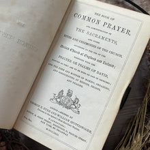 Load image into Gallery viewer, 1863 The Book of Common Prayer Full Leather Book with Metal Edges and Clasp
