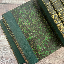 Load image into Gallery viewer, 12 Volume Set of Early 19th Century French Books in Half Morocco 1828
