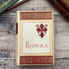 Load image into Gallery viewer, 1886 Romola by George Eliot Fine Florentine Binding 19th Century
