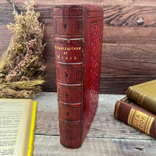 Load image into Gallery viewer, 1852 Truths Illustrated by Great Authors Full Morocco Gauffered Edges Book

