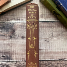 Load image into Gallery viewer, 1950 The Poetical Works of John Keats; Full Leather Vintage Book
