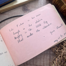 Load image into Gallery viewer, 1920's Friendship Album Filled with Writings and Verse
