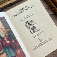 Load image into Gallery viewer, My Book of Stories from the Poets Illustrated Vintage Book

