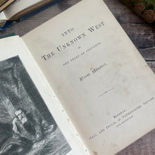 Load image into Gallery viewer, Into the Unknown West The Story of Columbus; Late Victorian Floral Binding
